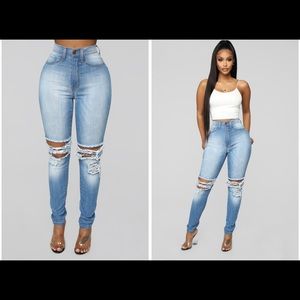 Fashion Nova "One More Time" Skinny Jeans